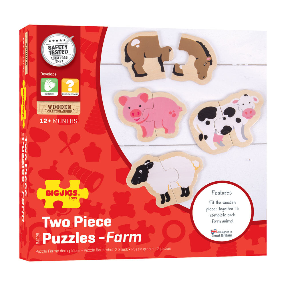 Two Piece Puzzles (Farm)