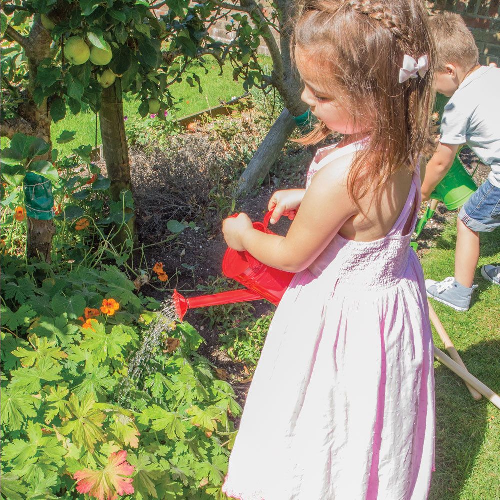 Red Watering Can