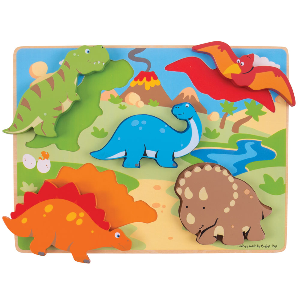 Chunky Lift Out Dinosaurs Puzzle