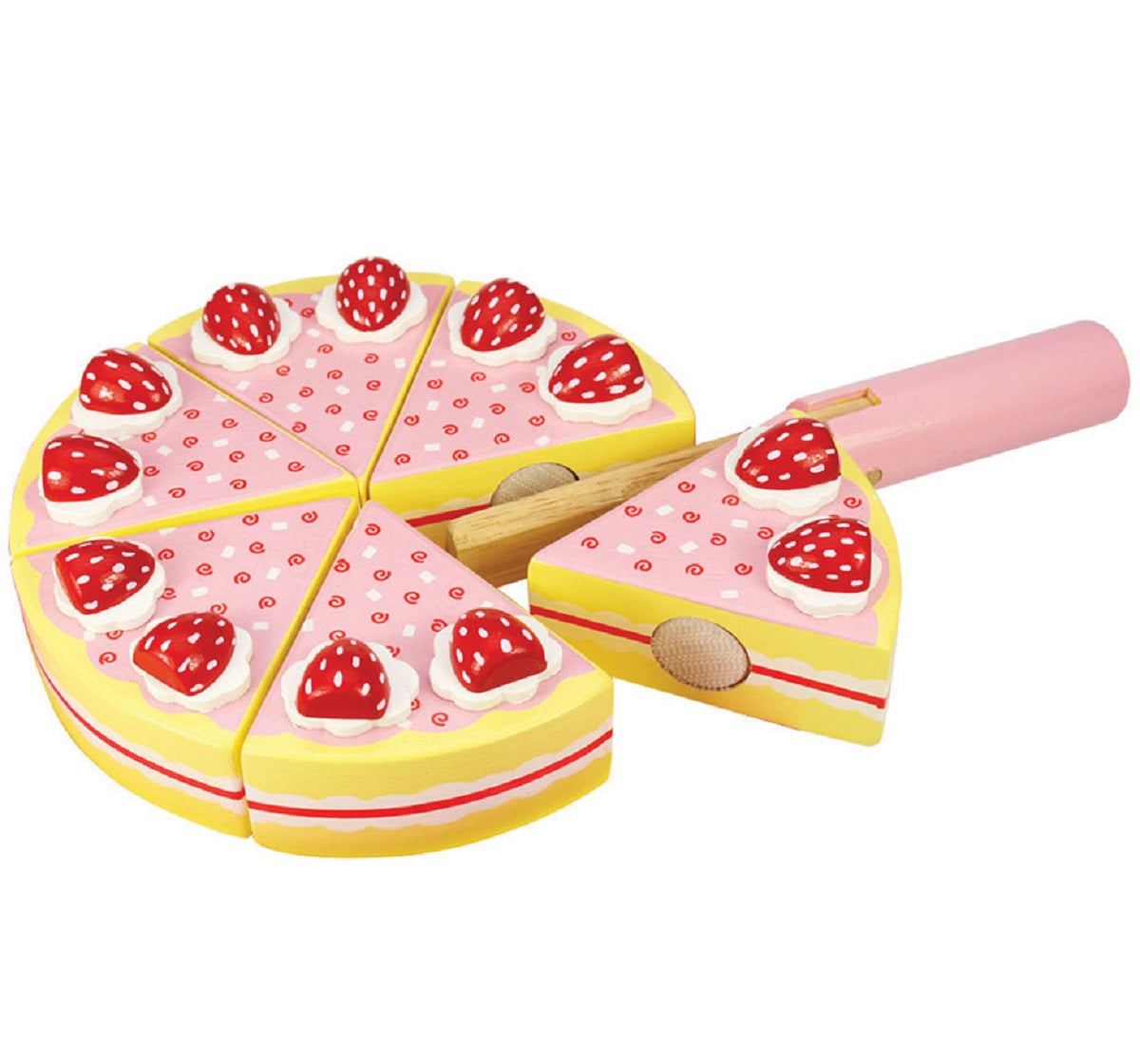 Bigjigs Strawberry Party Cake