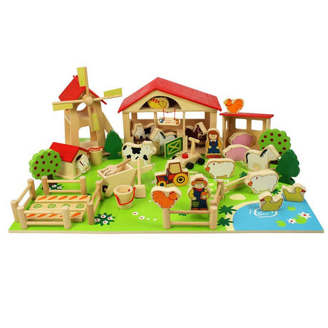 Bigjigs Wooden Play Farm