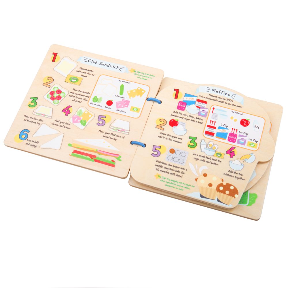 My First Wooden Recipe Book