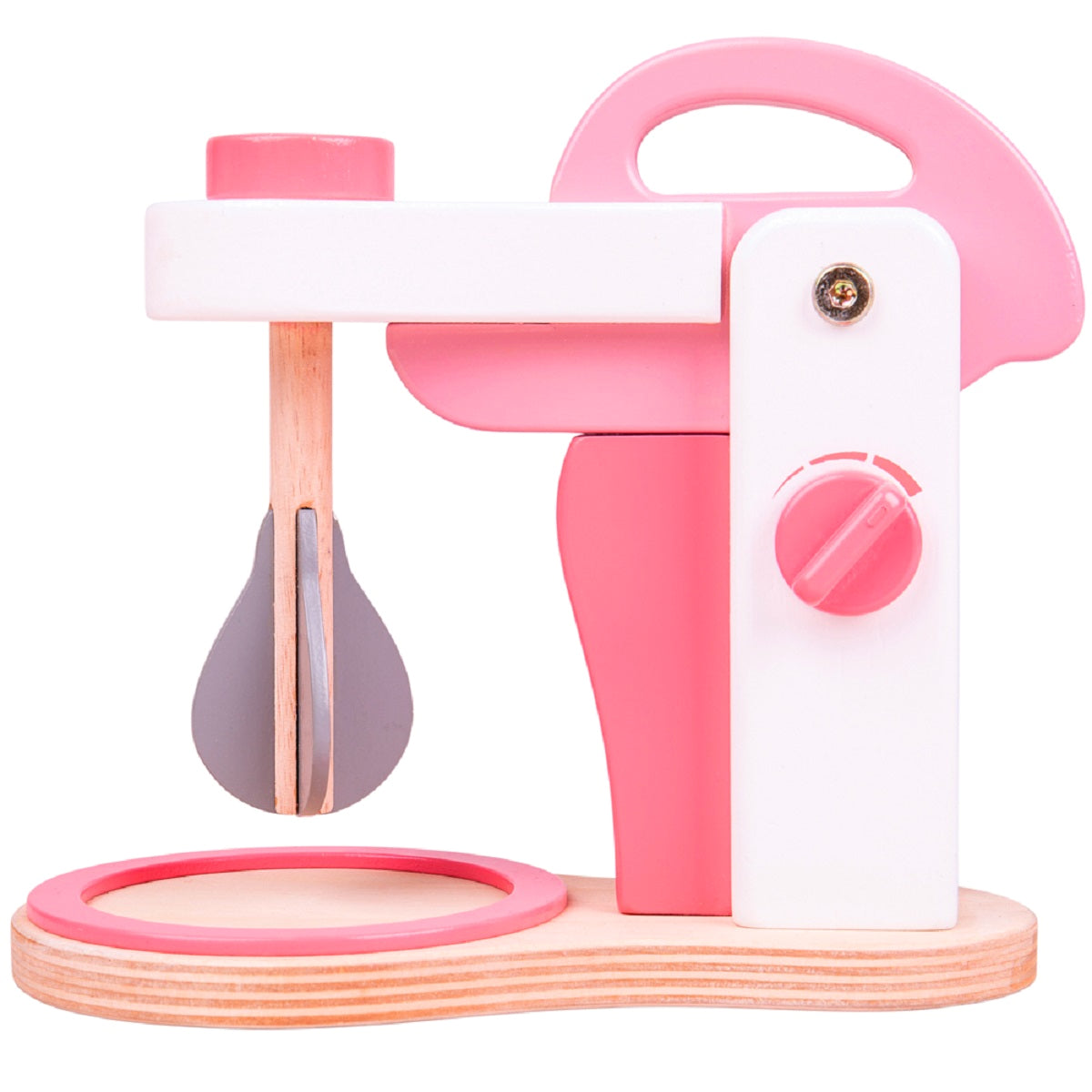 Pink Wooden Food Mixer
