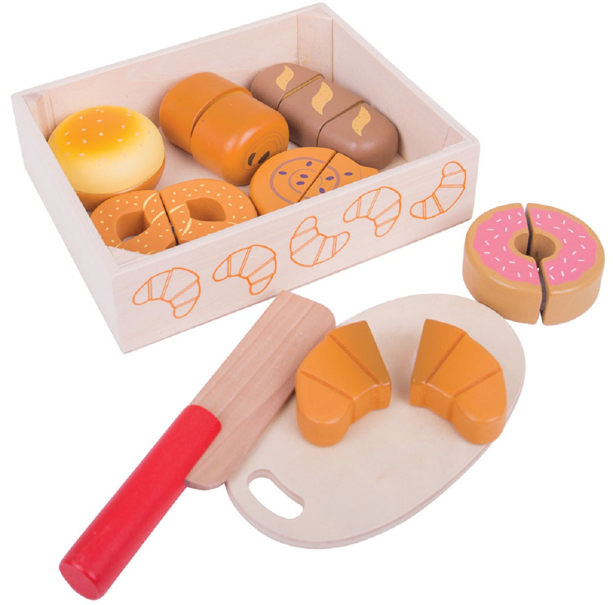 Cutting Bread and Pastry Crate
