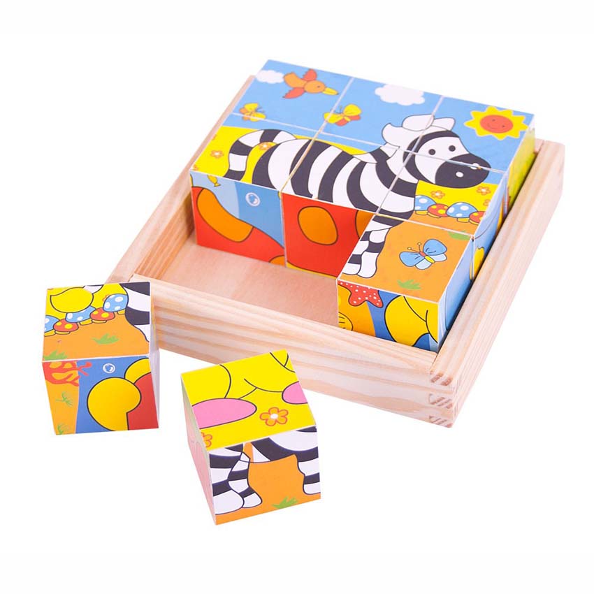 Safari Animals Cube Puzzles