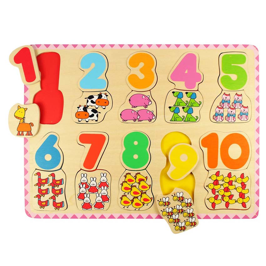 Number and Colour Matching Puzzle