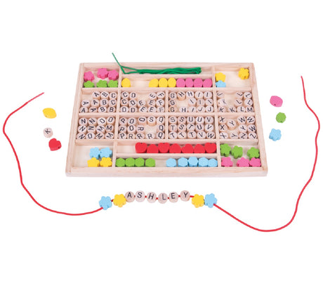 Lacing Bead Box - Alphabet