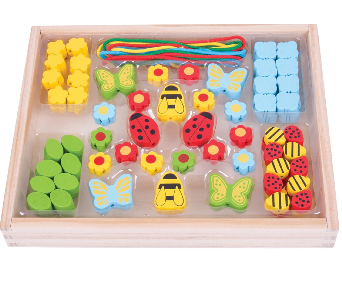 Lacing Bead Box - Garden