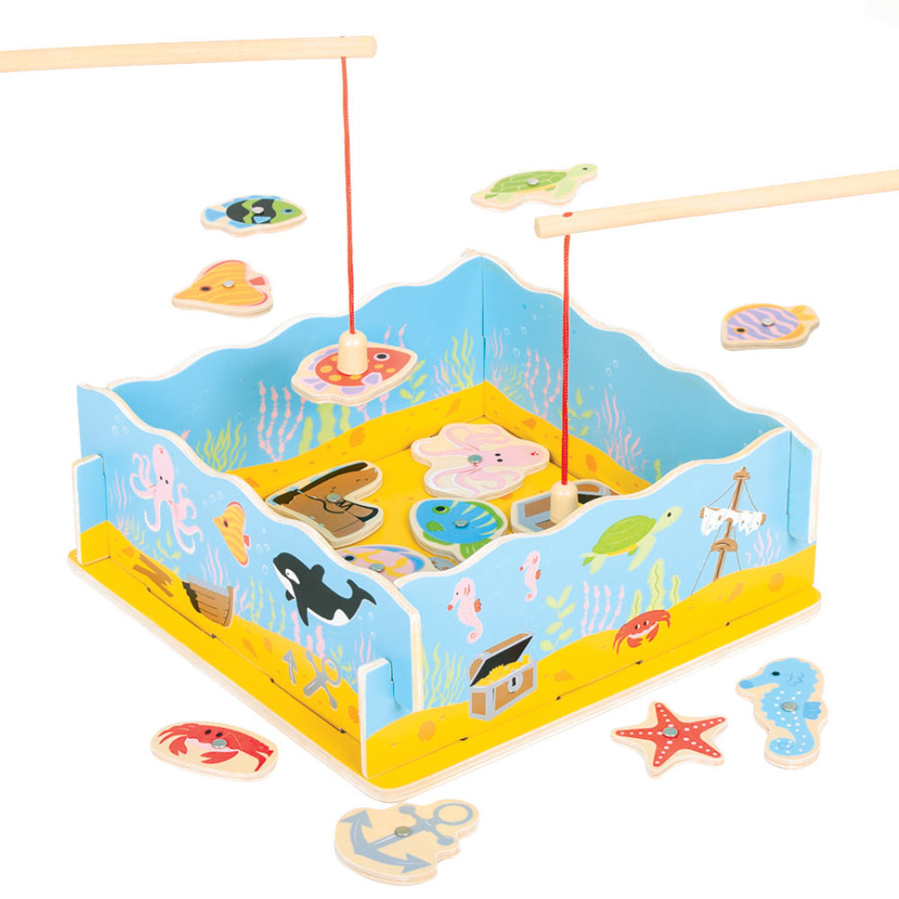 Magnetic Fishing Game with Base