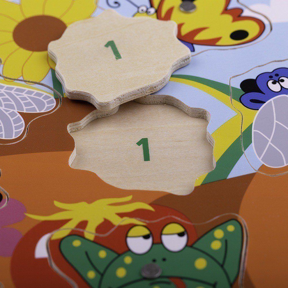 Magnetic Wooden Fun Bugs Puzzle
