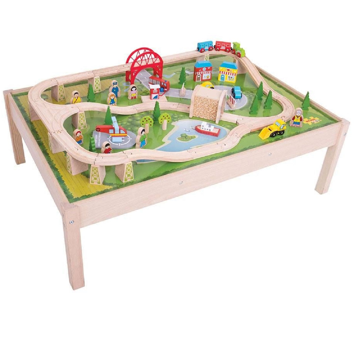 BigJigs Services Train Set and Table