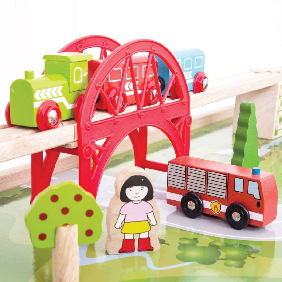 BigJigs Services Train Set and Table