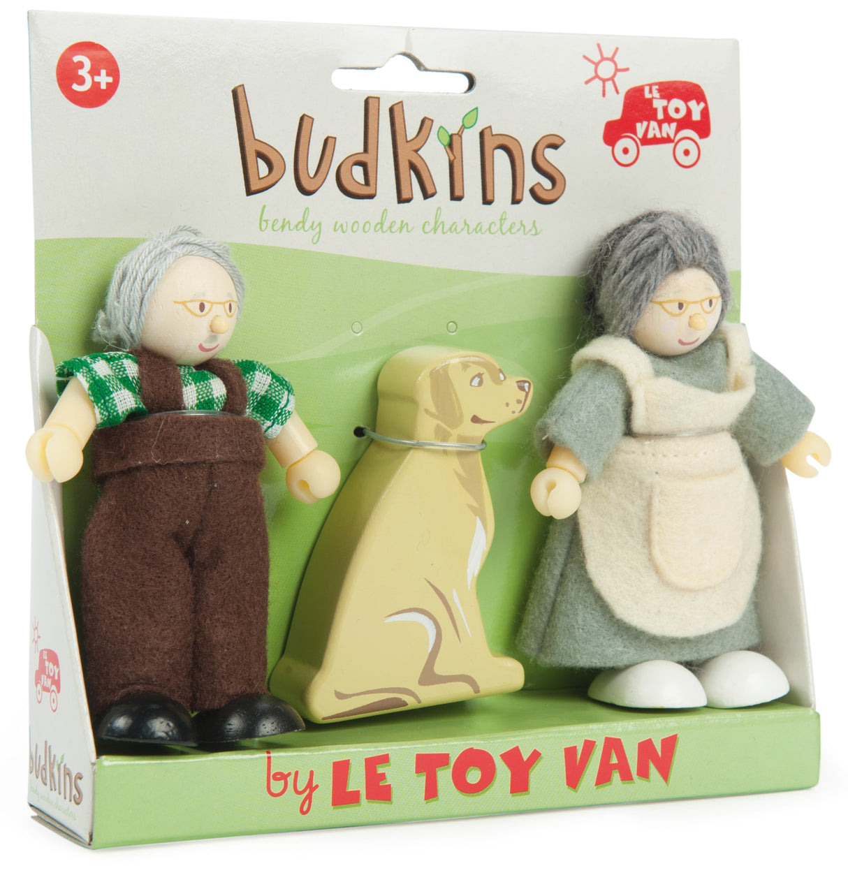 Le Toy Van Grandparents & Dog Budkins Set