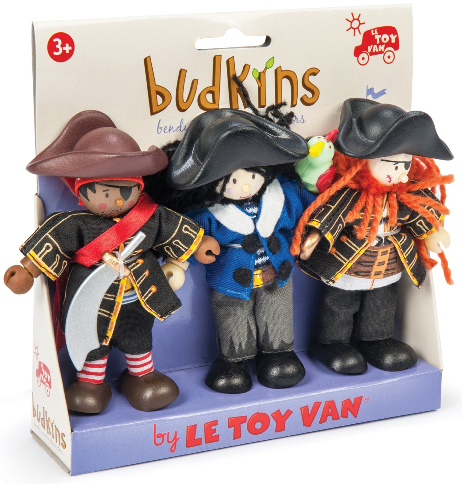 Le Toy Van Buccaneer Pirates Budkins Set