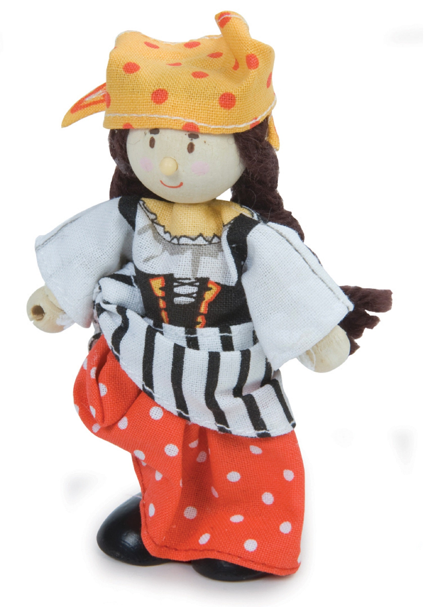 Le Toy Van Budkin – König Parzival Holzfigur, Handbemalt & Voll Beweglich | Sammelfigur Für Kinder Ab 3