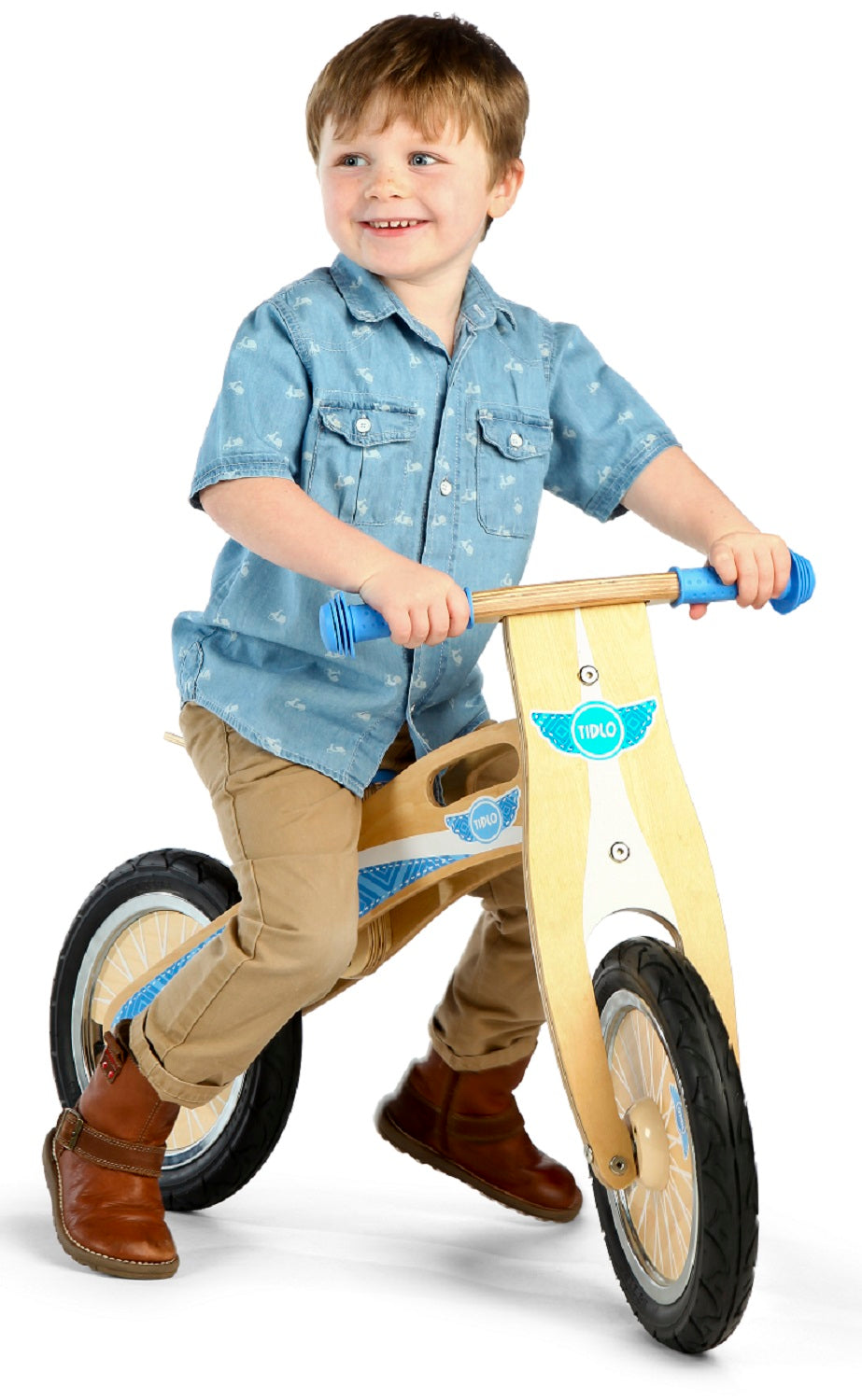 John Crane Tidlo First Balance Bike - Blue