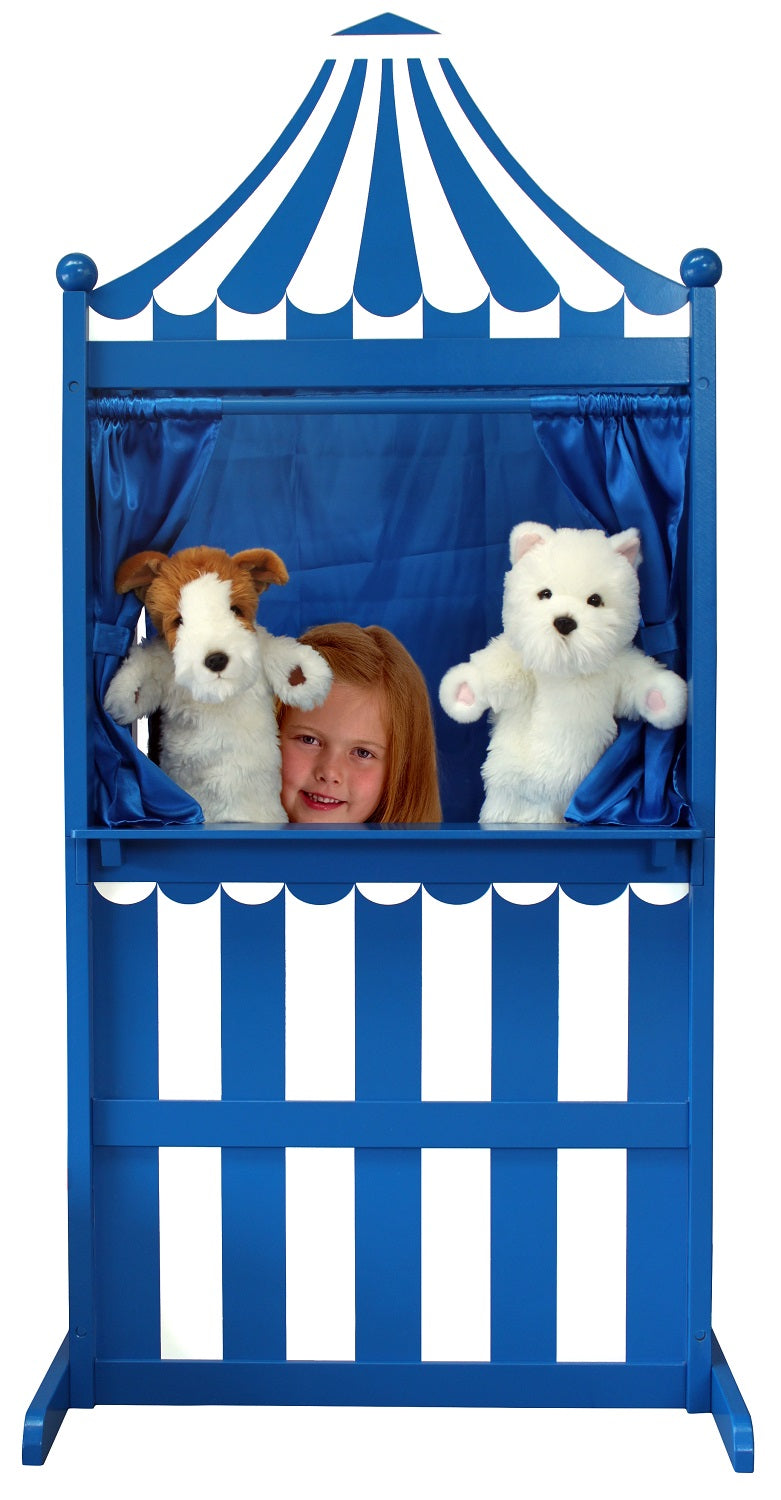 3 in 1 Puppet Theatre (Blue & White)