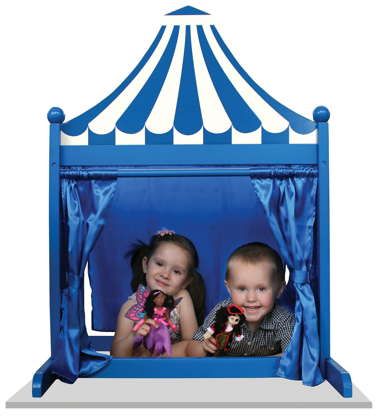 3 in 1 Puppet Theatre (Blue & White)