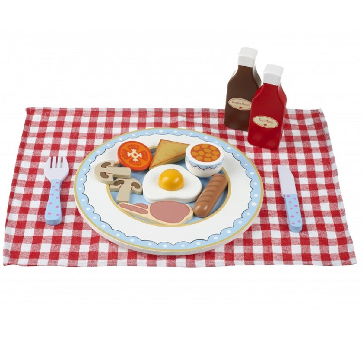 Wooden English Breakfast Set