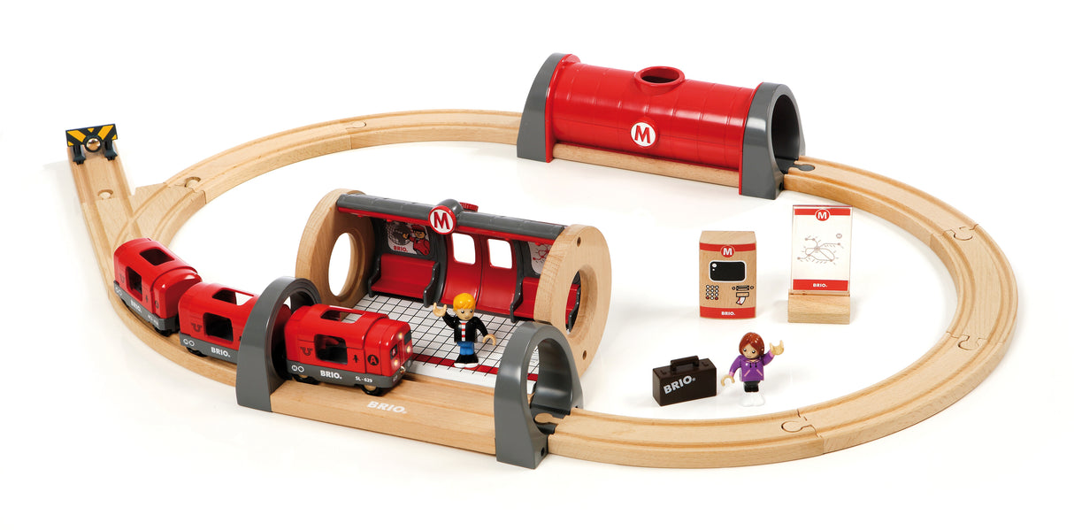 Brio Metro Railway Set