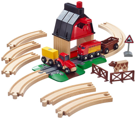 Brio Farm Train Set