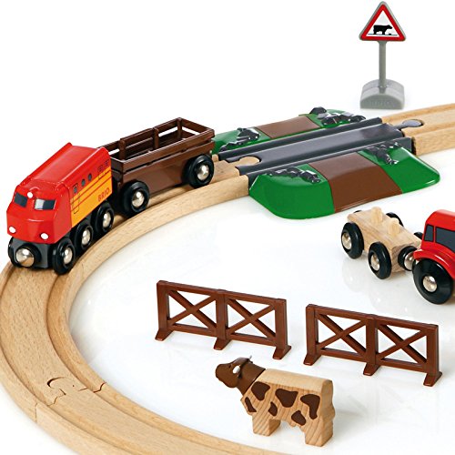 Brio Farm Train Set