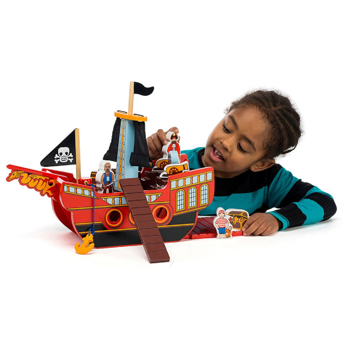Lanka Kade Pirate Ship with Pirates
