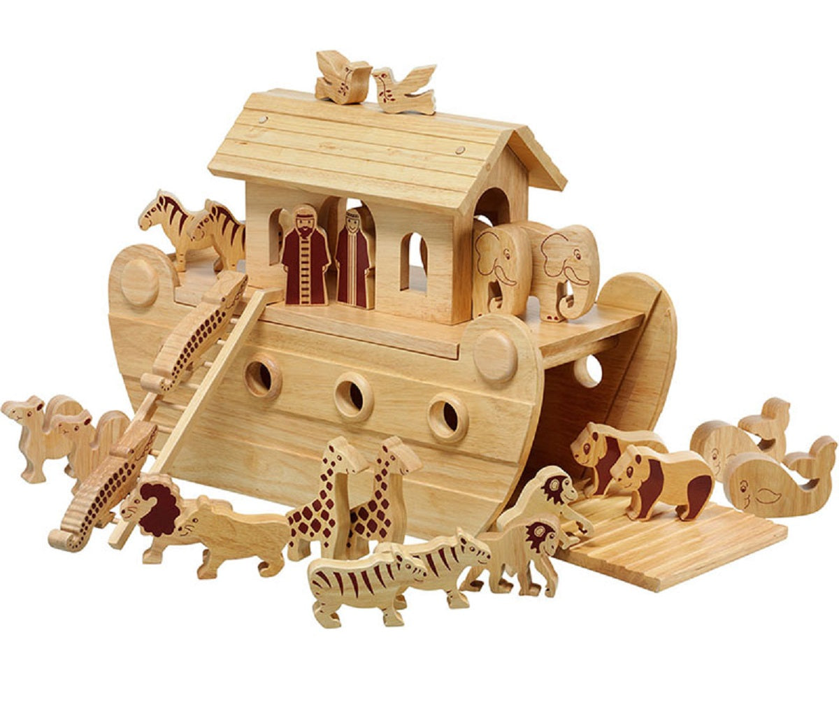 Giant Deluxe Natural Wooden Ark