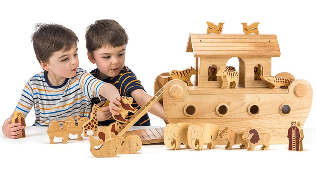 Giant Deluxe Natural Wooden Ark