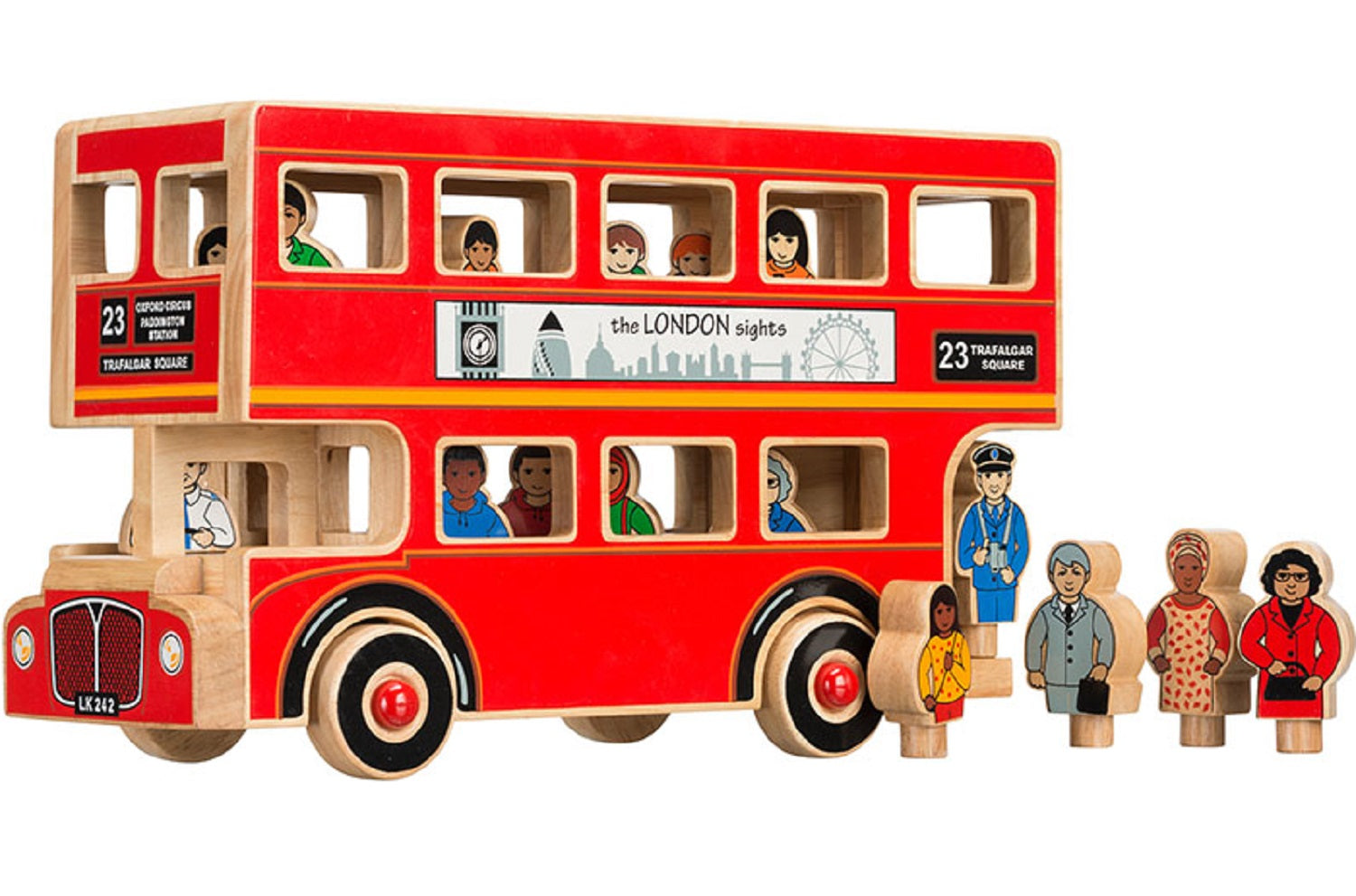 Wooden London Bus