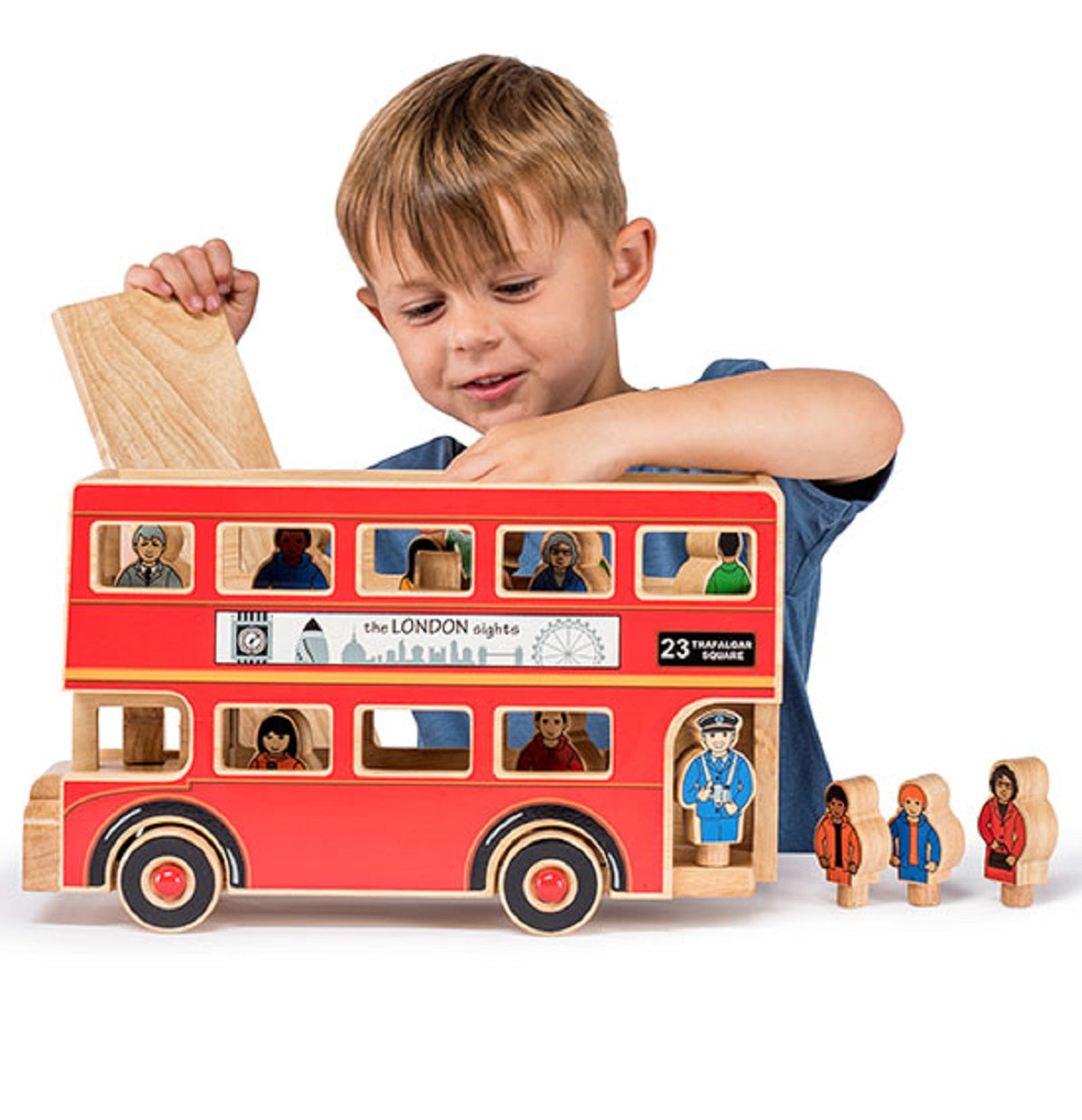 Wooden London Bus