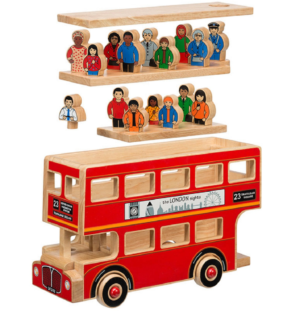 Wooden London Bus