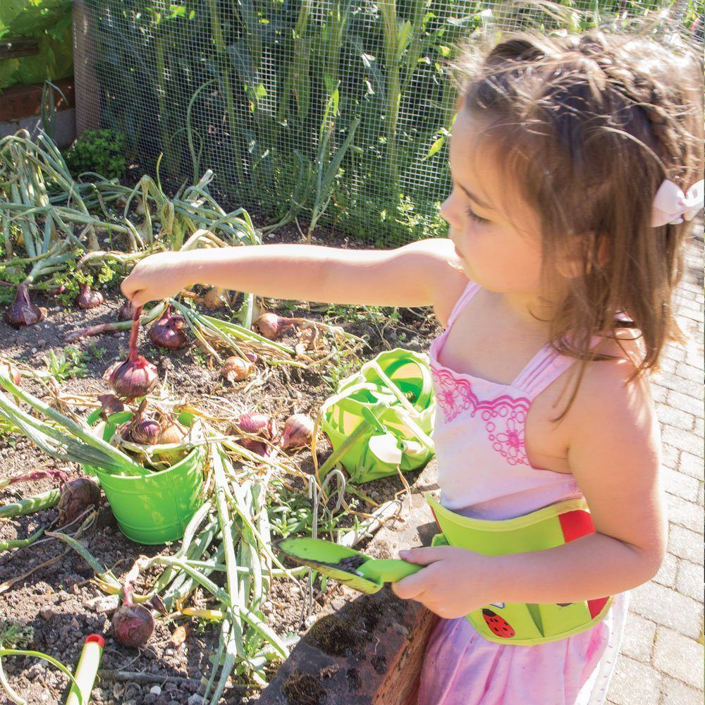 Childrens Green Bucket and Spade