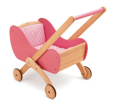 Wooden Doll Buggy