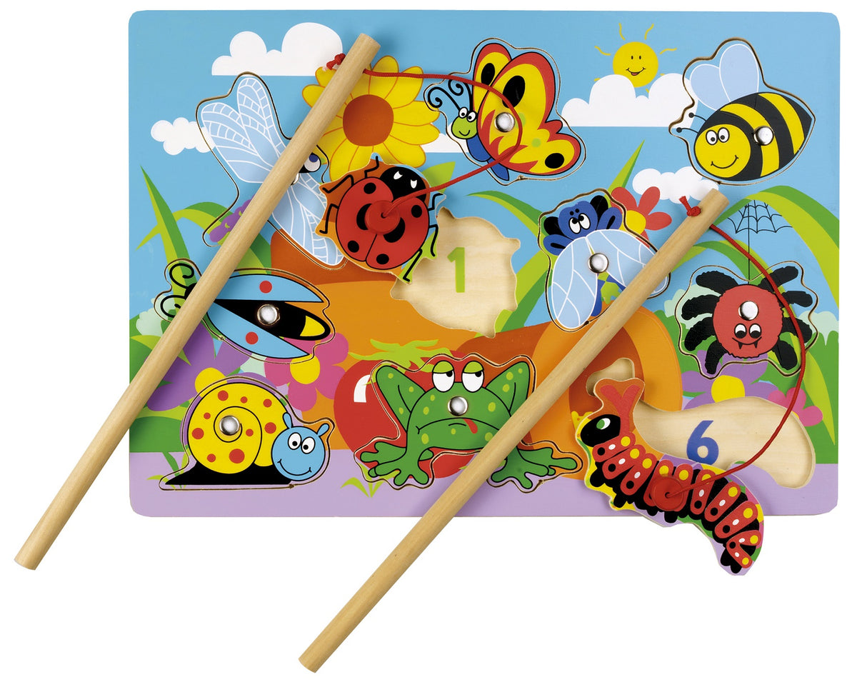 Magnetic Wooden Fun Bugs Puzzle