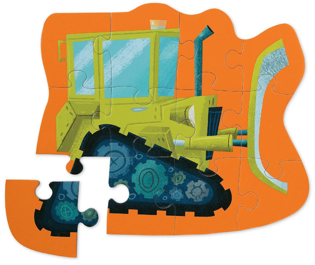 Bulldozer Shaped Box Puzzle