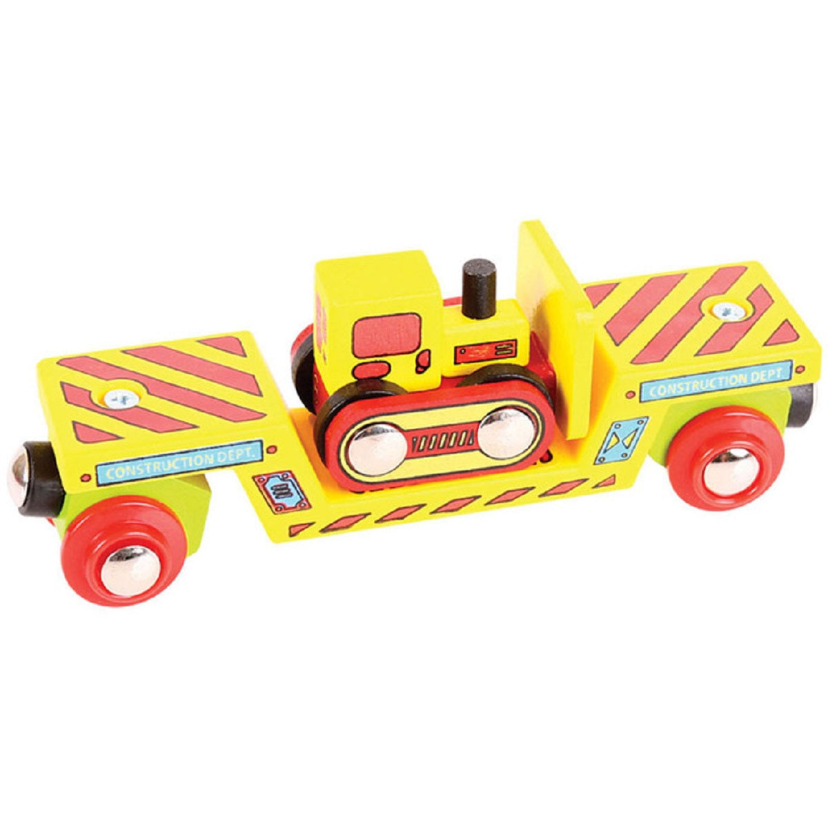 Bulldozer Low Loader Train Wagon