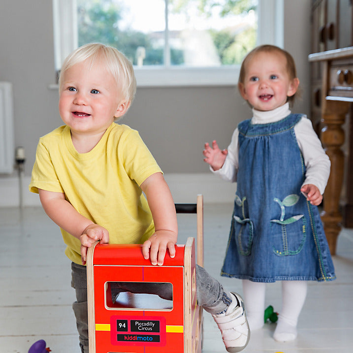 Ride on London Bus and Walker