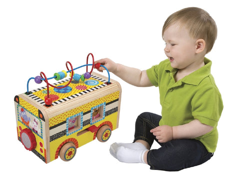 Rolling Busy Bus Activity Toy