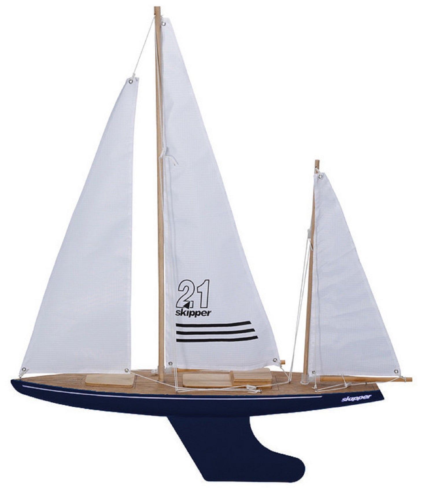 Blue Water 21 inch Pond Yacht - Blue Hull