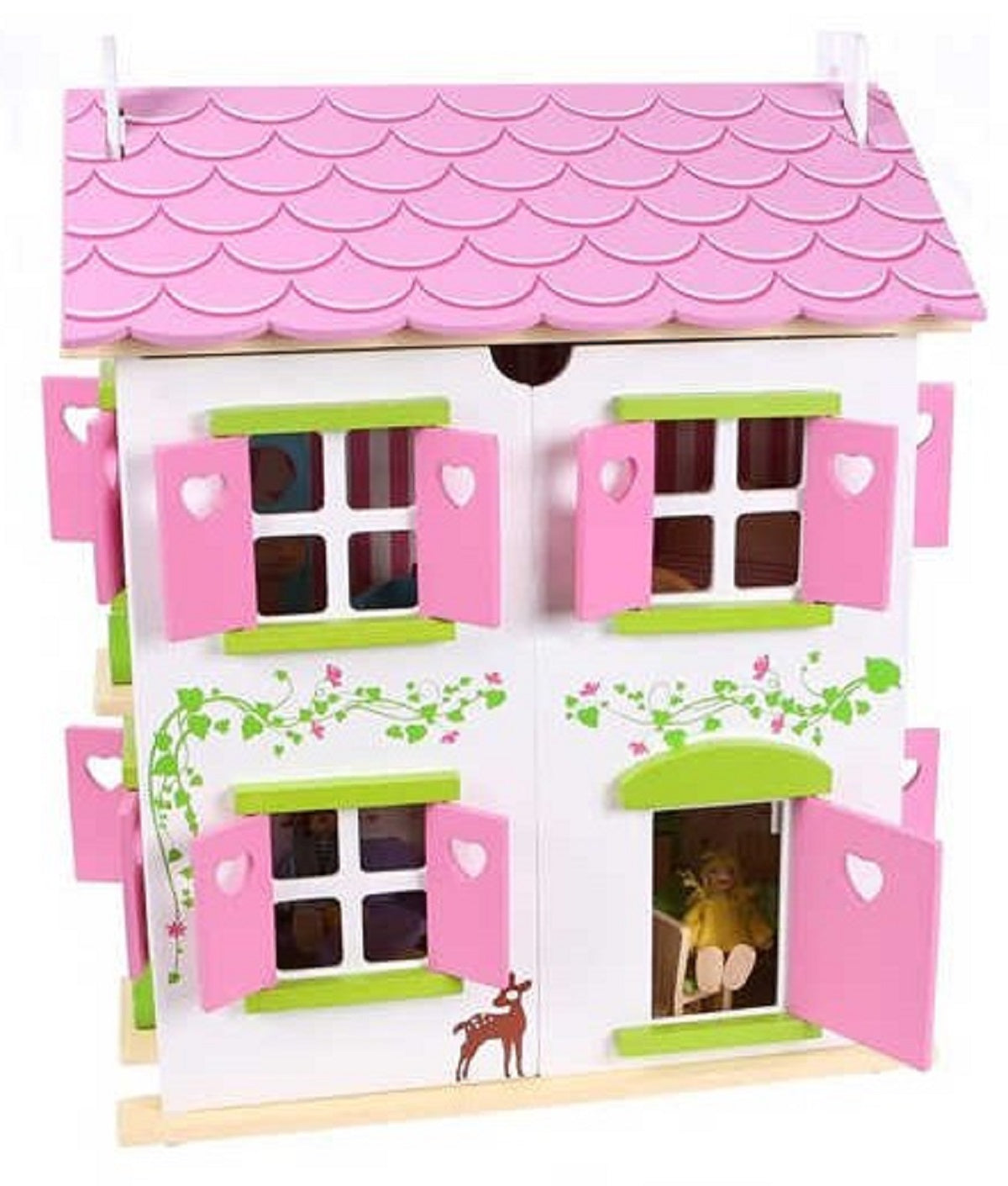 Candy Cottage Dolls House with Furniture