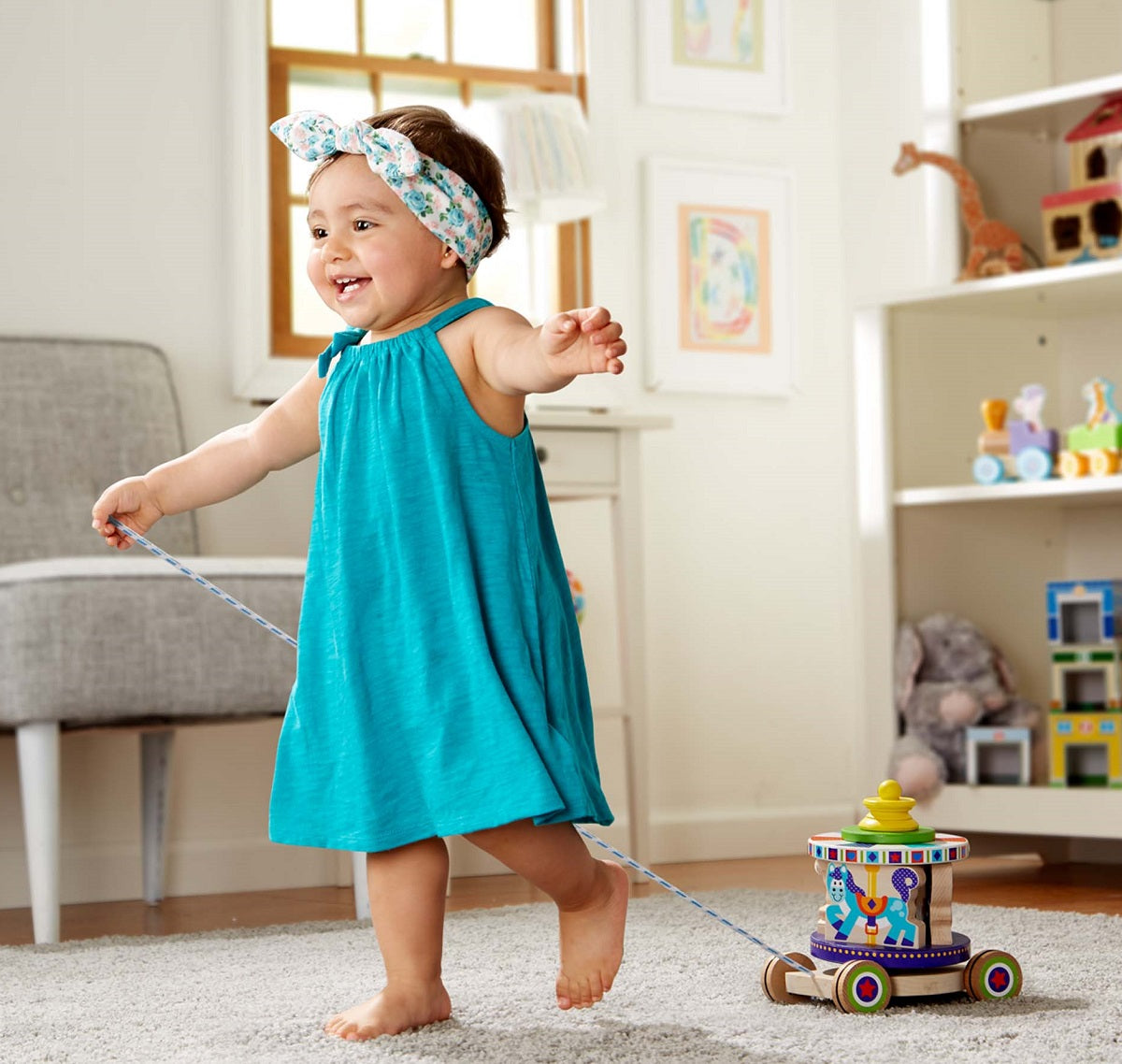 First Play Carousel Pull Along