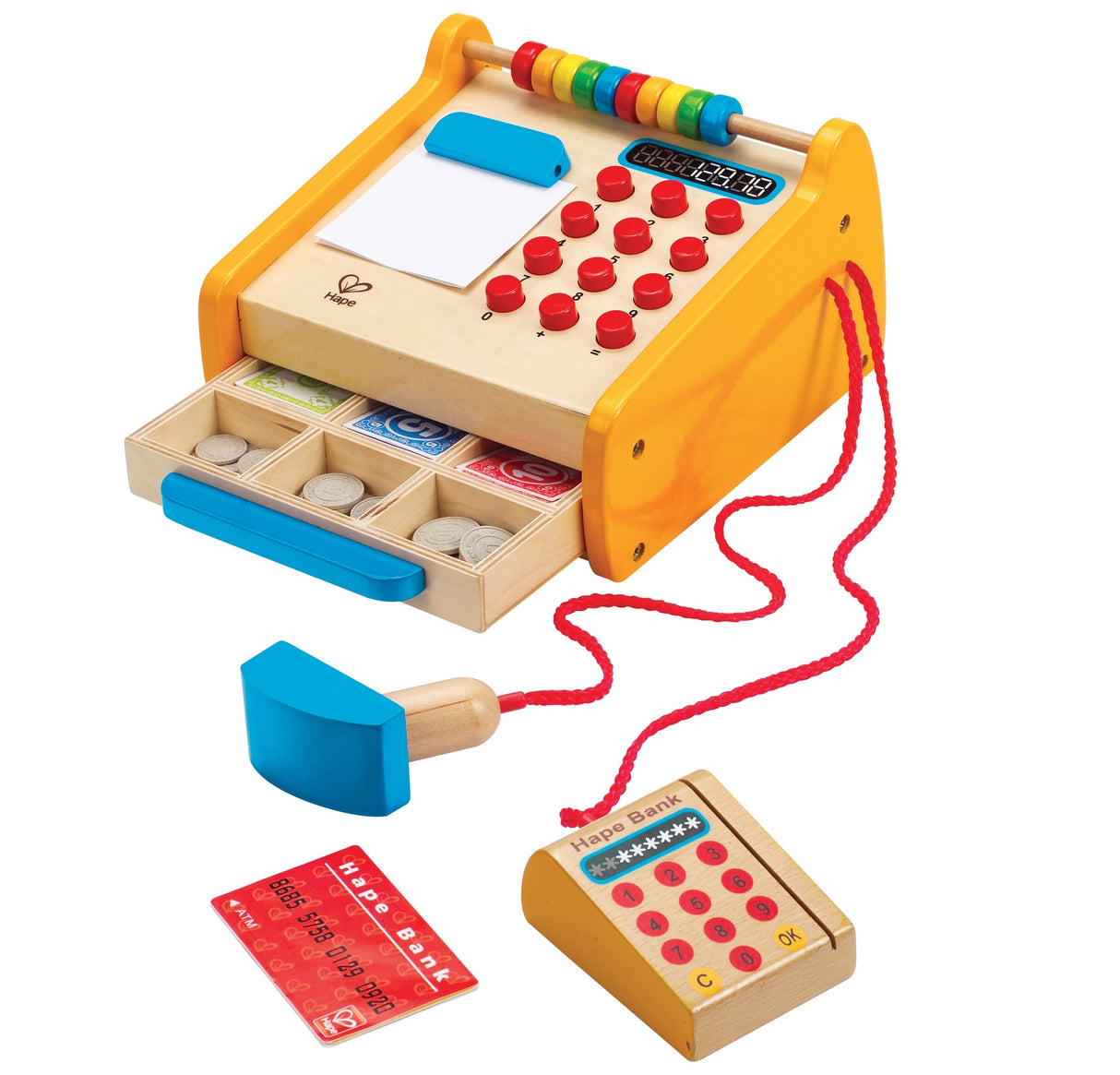 Checkout Wooden Cash Register