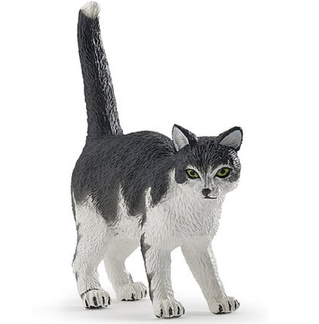 Papo Black and White Tom Cat