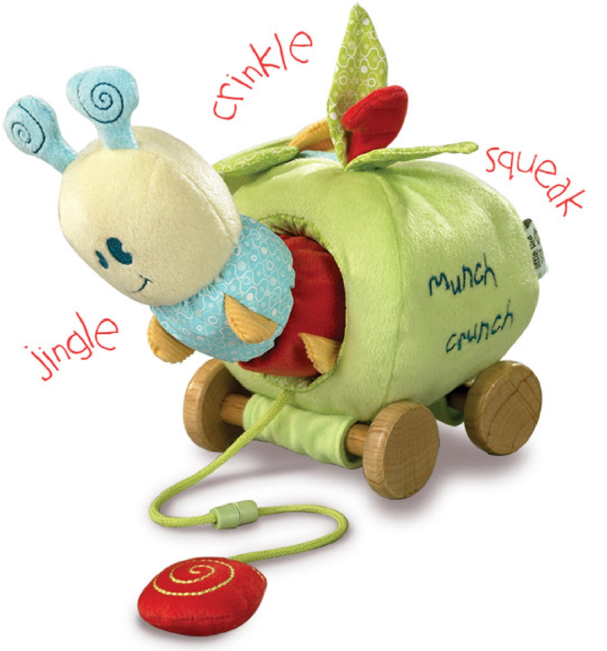 Curious Caterpillar Activity Pull-Along Toy