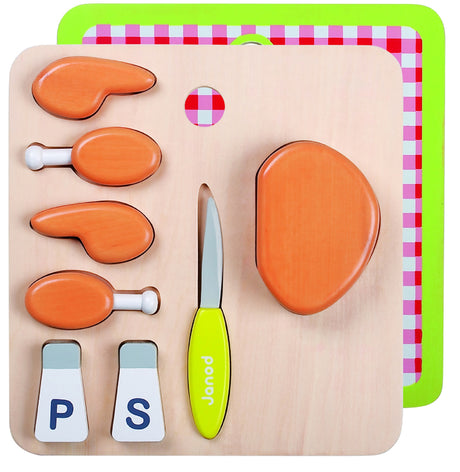 Janod Magnetic Wooden Chunky Chicken Set