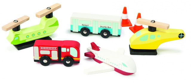 Le Toy Van Wooden Airport Set