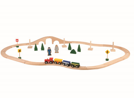 Wooden Chug Along Train Set
