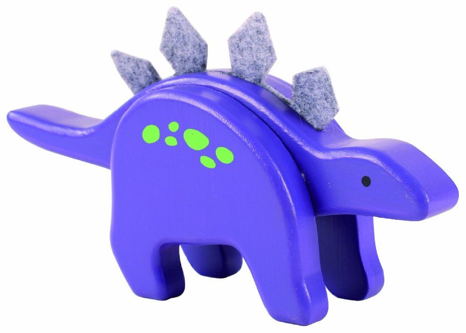 Chunky Wooden Stegasaurus Dinosaur