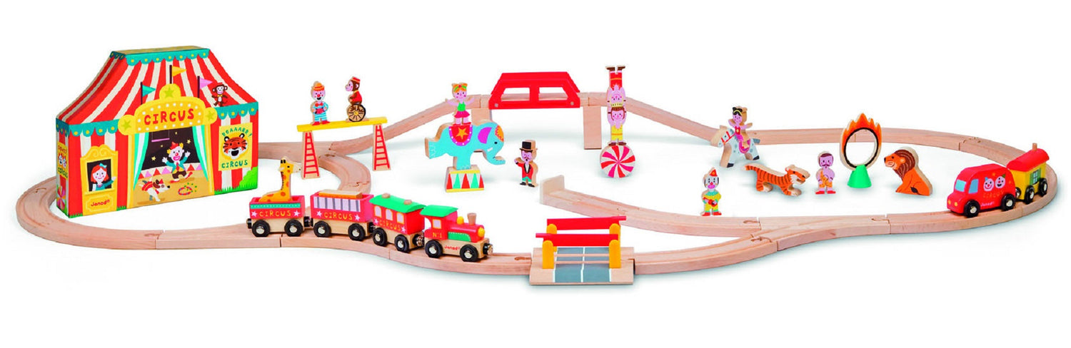 Janod Story Express Circus Train Set